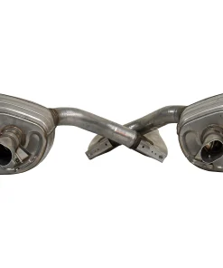 Bentley Continental GTC OEM Exhaust Muffler Silencers LH + RH Parts 3SD253607F & 3SD253608F – Silver For sale in Dubai (3)