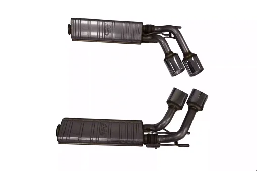 Exhaust System LH & RH with mufflers – Silver – Mercedes-Benz G63 ...