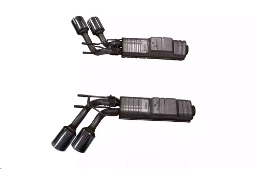 Exhaust System LH & RH with mufflers – Silver – Mercedes-Benz G63 ...
