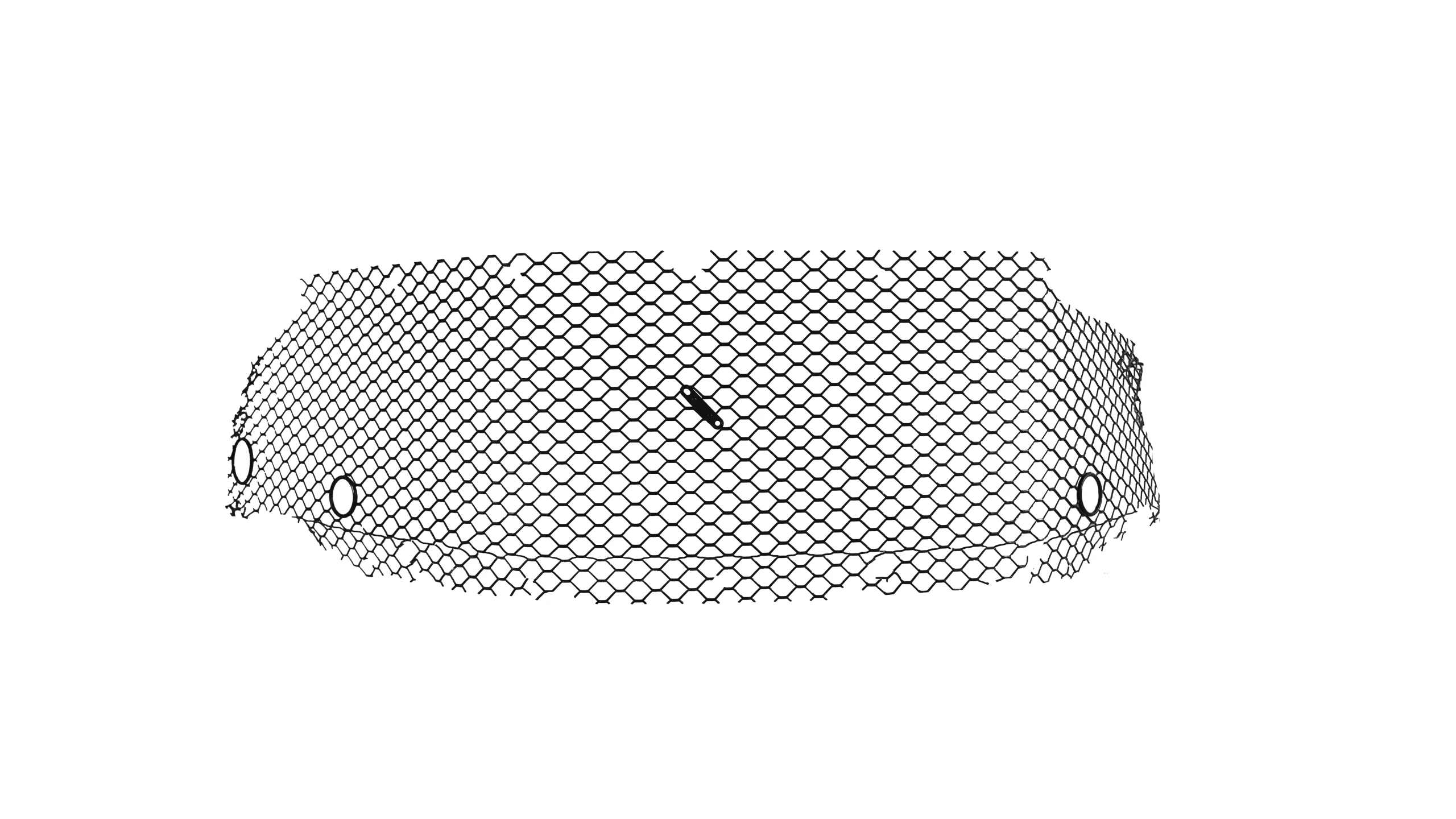Ferrari 812 Front Bumper Mesh – Central Black Styling Part for sale in Dubai (1)
