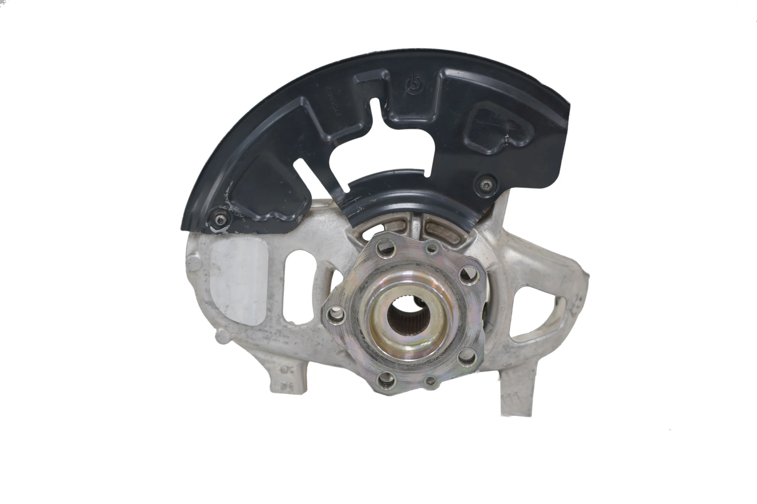 Ferrari 812 Front Left Steering Knuckle OEM 327363 – Durable Silver Upgrade for sale in Dubai (1)