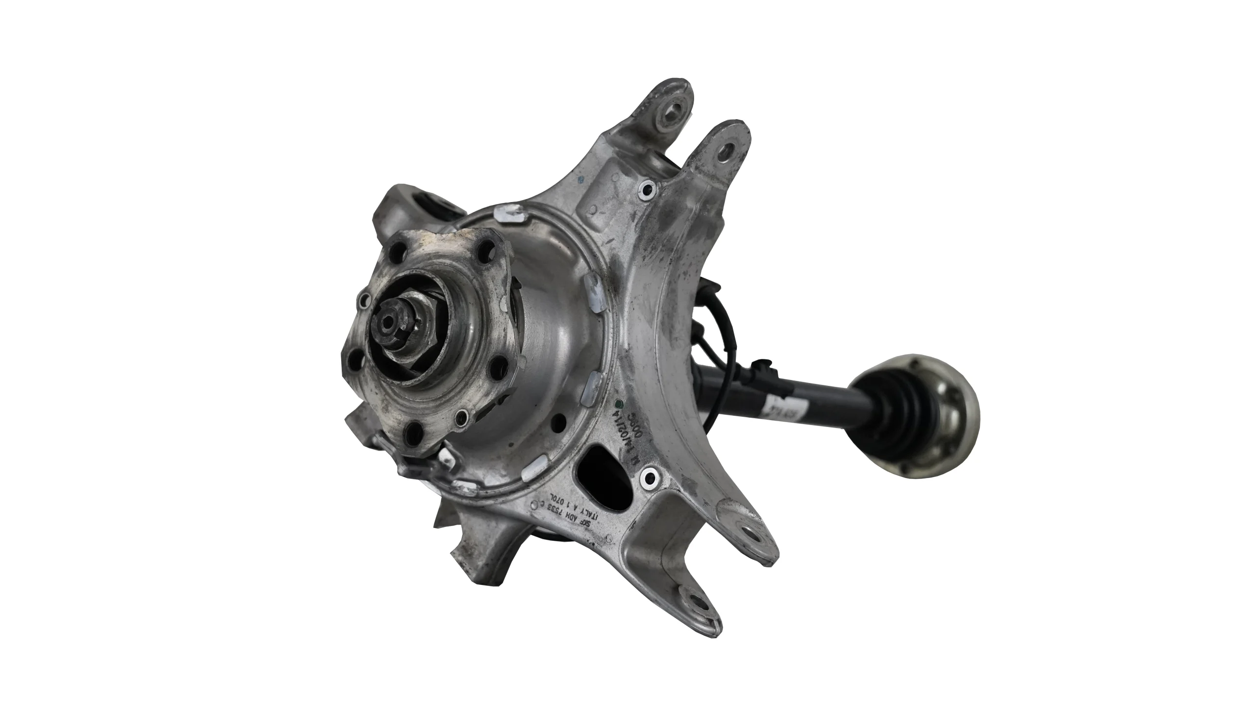 Ferrari 812 Hub Carrier Complete with Axle Shaft OEM 274635 – Black & Silver for sale in Dubai (3)