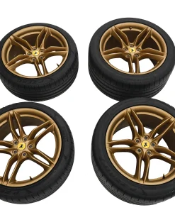 Ferrari 812 Tyres & Rims Set OEM 324158324159 – Bronze Pirelli Big & Small for sale in Dubai (1)
