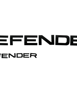 Land Rover Defender Black Hood + Tail badge Letters for sale in dubai