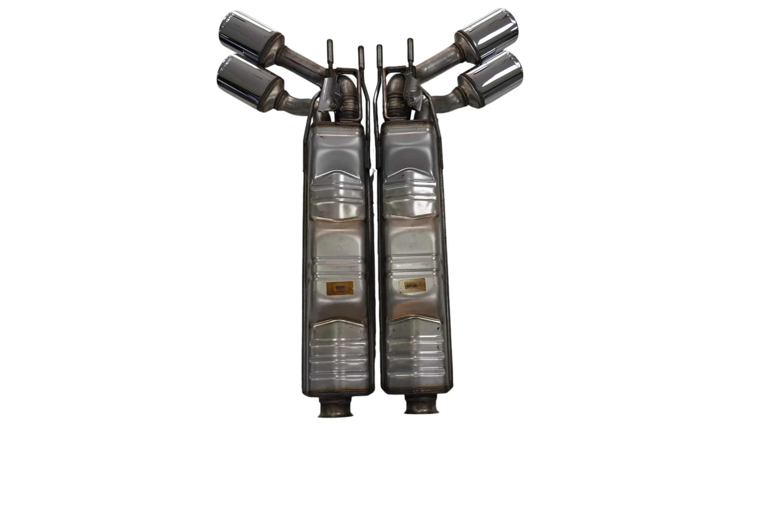 Mercedes AMG G63 2025 Exhaust System LH & RH silver OEM A 4654908800 A4654900101for sale in dubai01