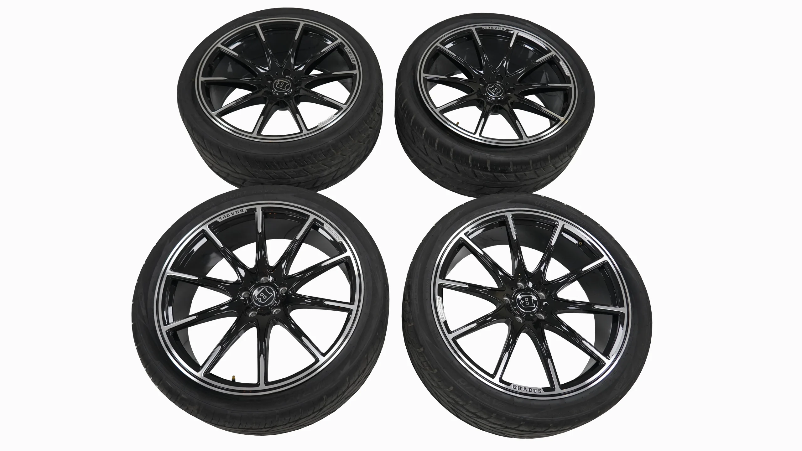 Mercedes-Benz Brabus Monoblock Z 24x10 Wheelset Black