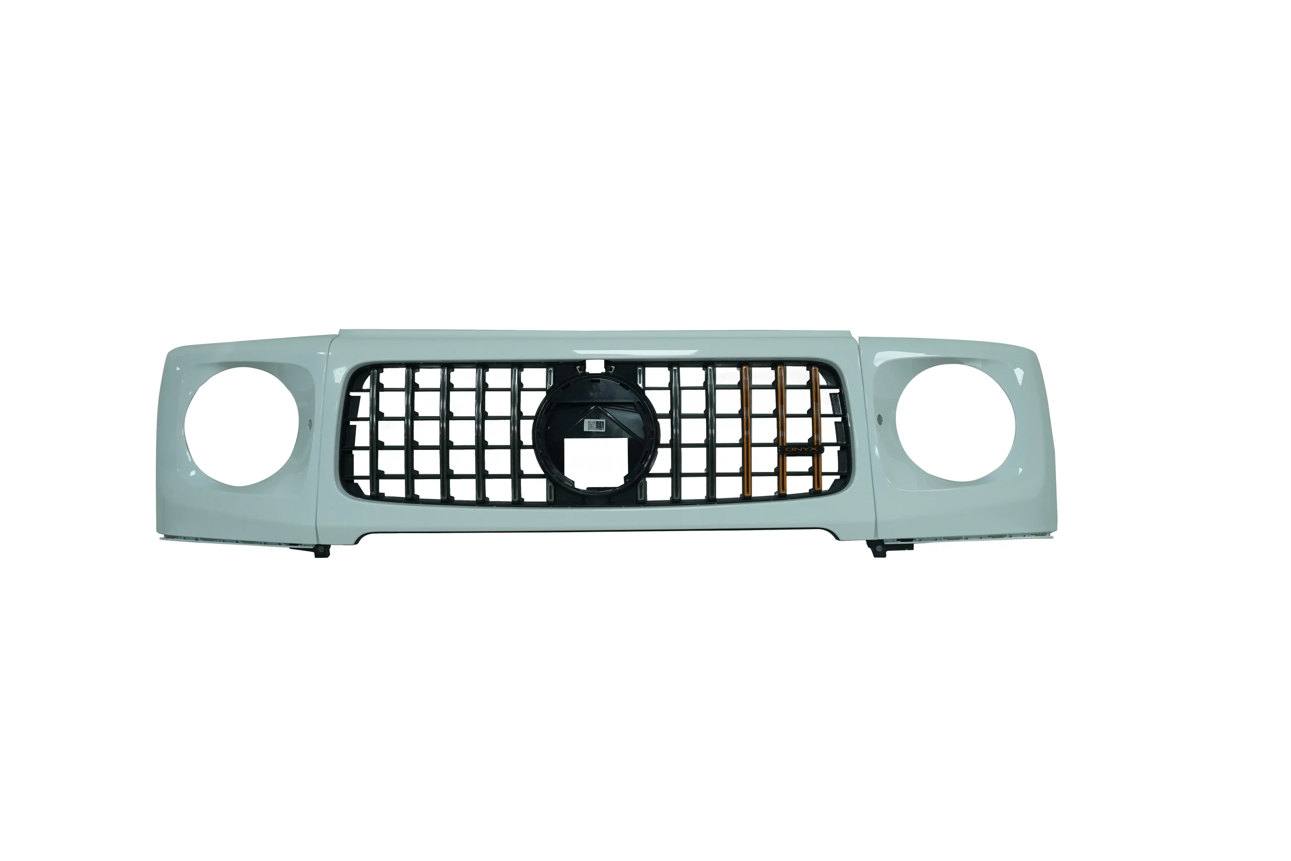 Mercedes-Benz G 63 AMG Front Grille & Headlight Trim A4638887100 - Gloss Snow White for sale in Dubai (1)
