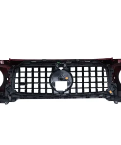 Mercedes-Benz G-63 Front Grille And Headlight Covers Red for sale in dubai 02