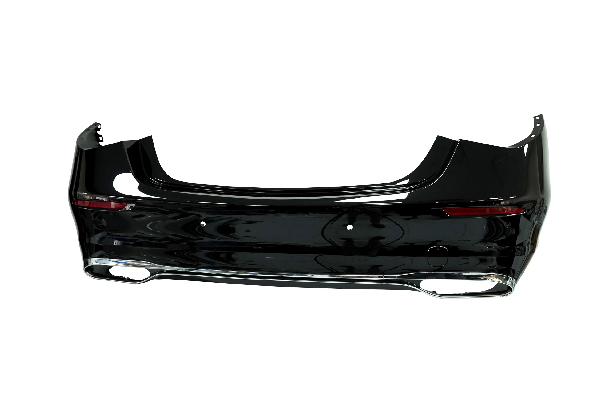 Mercedes S-Class Rear Bumper Black OEM A2239059203 + Rear Centre Bumper Carrier OEM A2238857200