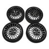Mercedes Benz S Class 21 inch Pirelli Tyres Set Black & Chrome OEM A2234011700 for sale in dubai
