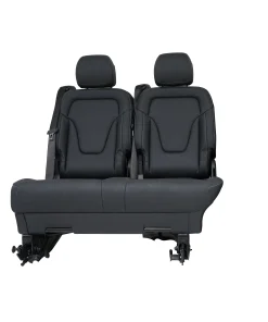 Mercedes Benz V-Class 2- Passenger Comfort Bench Seat Black1