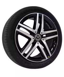 Mercedes Benz V-Class W447 19 inch Rims with Continental Tyres White OEM A44740145006 cara accessories for sale