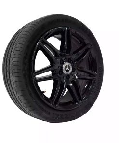 buy Mercedes Benz V-Class W447 AMG 19 inch Rims with Continental Tyres Black OEM A44740151006 in Dubai
