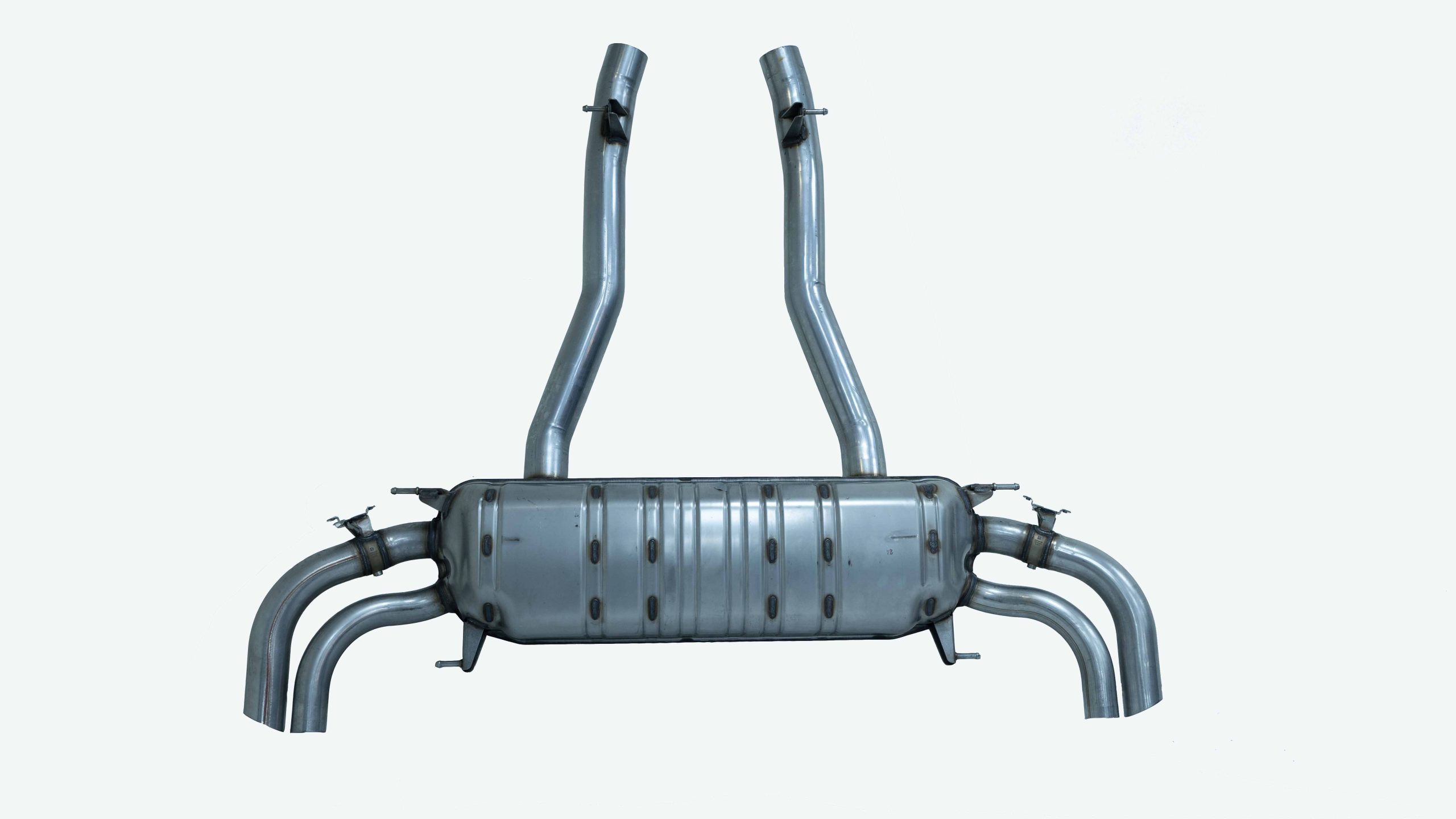 Rolls Royce Cullinan Full Stock Exhaust System Silver OEM 10218010 for sale in Dubai