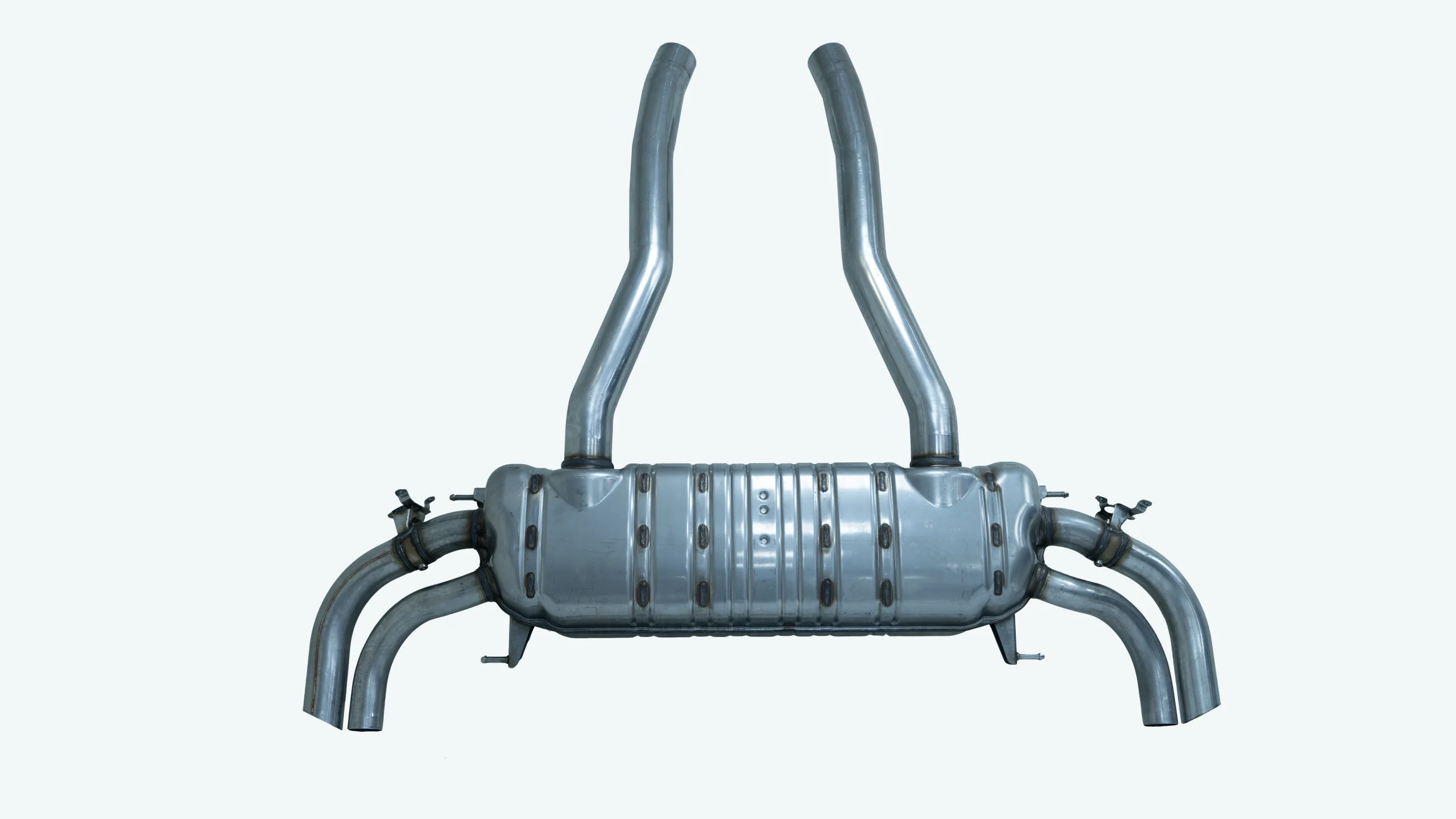 Rolls Royce Cullinan Full Stock Exhaust System Silver OEM 10218010 for sale in Dubai