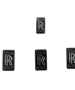 Rolls Royce Wraith & Dawn Emblem Badge Black & Silver for sale in dubai