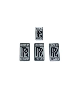 Rolls Royce Wraith & Dawn Emblem Badge Silver & Black for sale in dubai