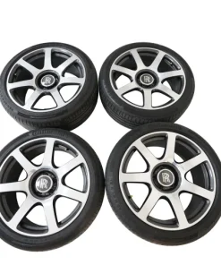 Rolls Royce Wraith Dawn Original Tyres Set with Wheels Rims and Bolts Silver OEM 186309