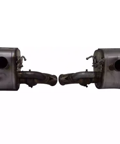 Ferrari 812 LH & RH Rear Silencer OEM 337500 & 337499 Genuine Silver Exhaust Component for sale in dubai (1)