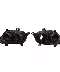 Ferrari 812 RH & LH Tailpipes With Mesh Titanium OEM 89381100 89381000 1