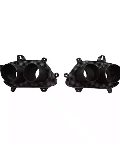 Ferrari 812 RH & LH Tailpipes With Mesh Titanium OEM 89381100 89381000 2