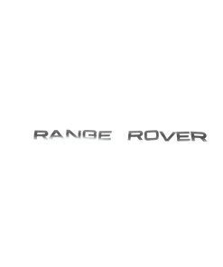 Range Rover Vogue Exterior Hood Badge Letters Silver Premium Set for sale in Dubai