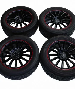 Mercedes G63 OEM A4634011700 20″ AMG Factory Wheels Set (Pirelli) – Black & Red for sale in dubai (1)